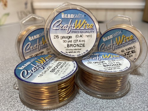 Beadsmith craft wire bronze - beadsmith,